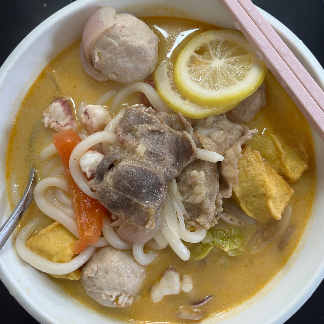 冬阴功乌冬面汤（自用版）的做法