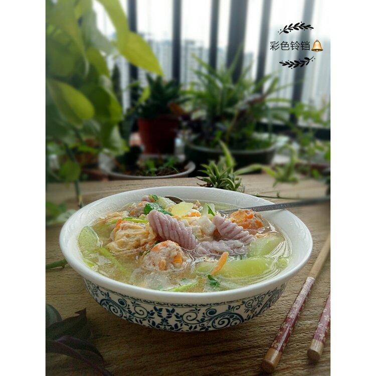 菠菜汁荞麦（猫儿）面