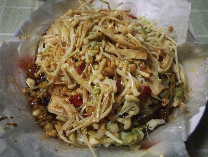 蒜蓉烤金针菇（烤箱版）