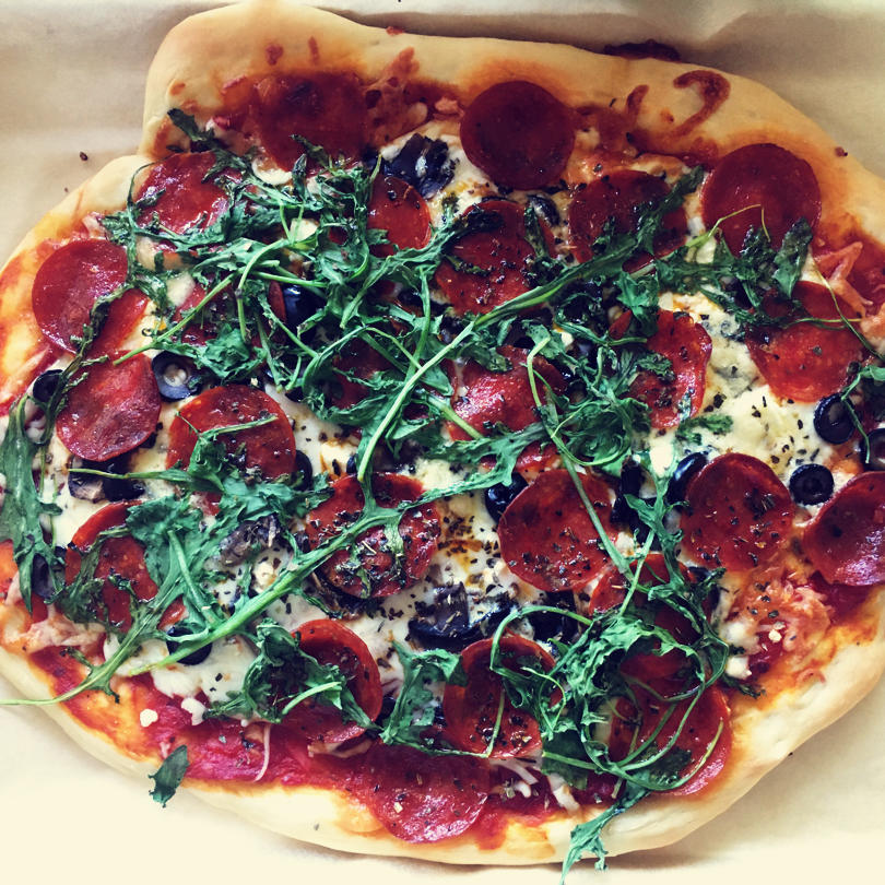 薄底Pizza，亲爱的