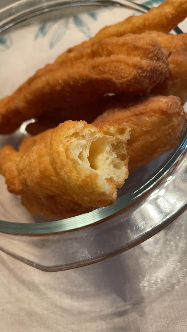快手早餐～自制油条（酵母版，不含泡打粉、膨松剂）