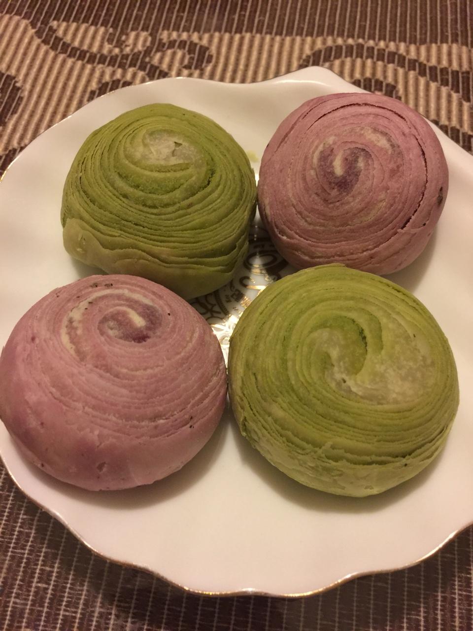 螺旋酥.蛋黄酥.-个人的技巧