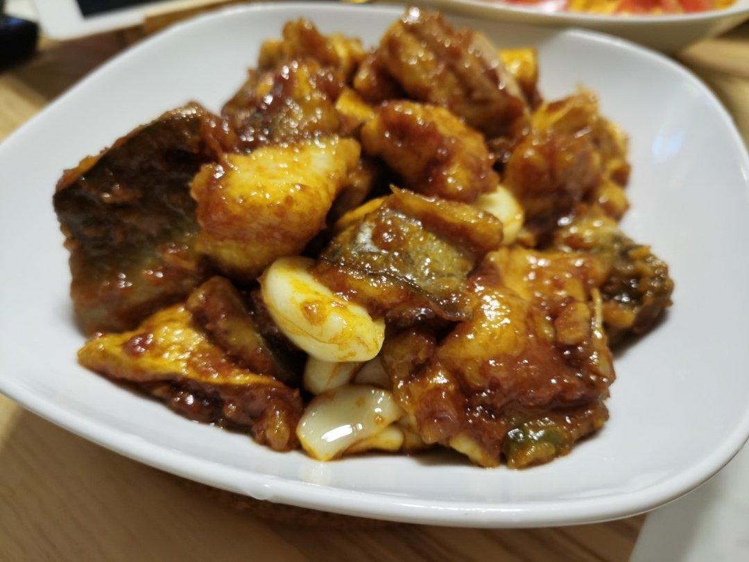 蒜子啤酒烧鱼块