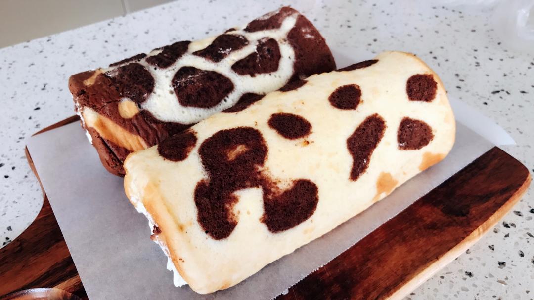 奶牛蛋糕卷+长颈鹿蛋糕卷