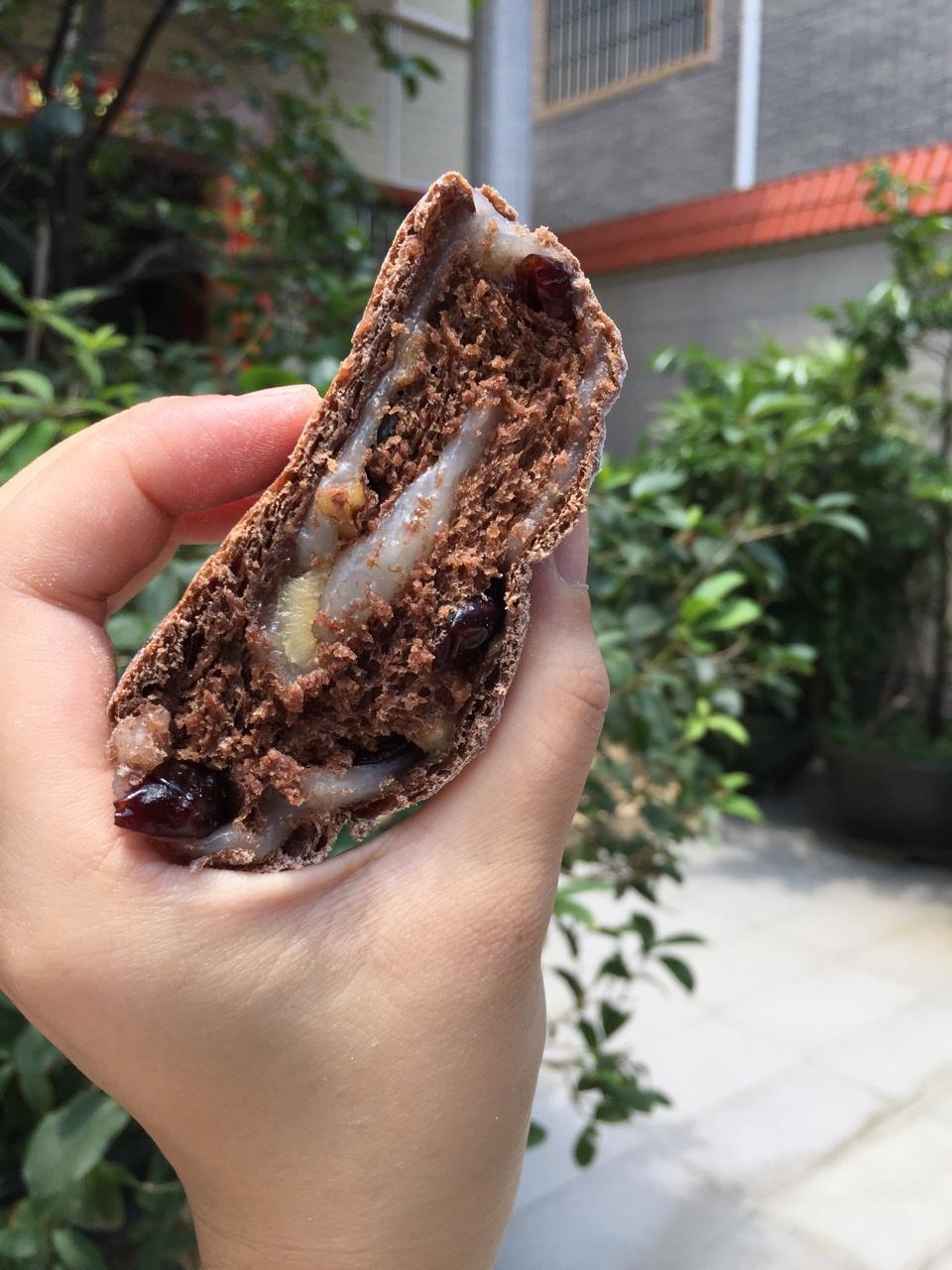 麻薯核桃夹心软欧包
