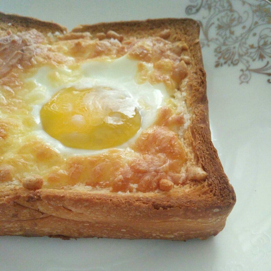 懒人早餐 | 芝士鸡蛋烤吐司