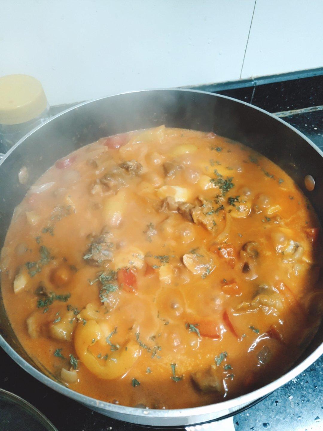 俄罗斯风味 酸奶油炖牛肉