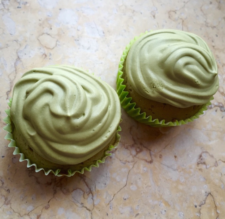 小清新の抹茶cupcake