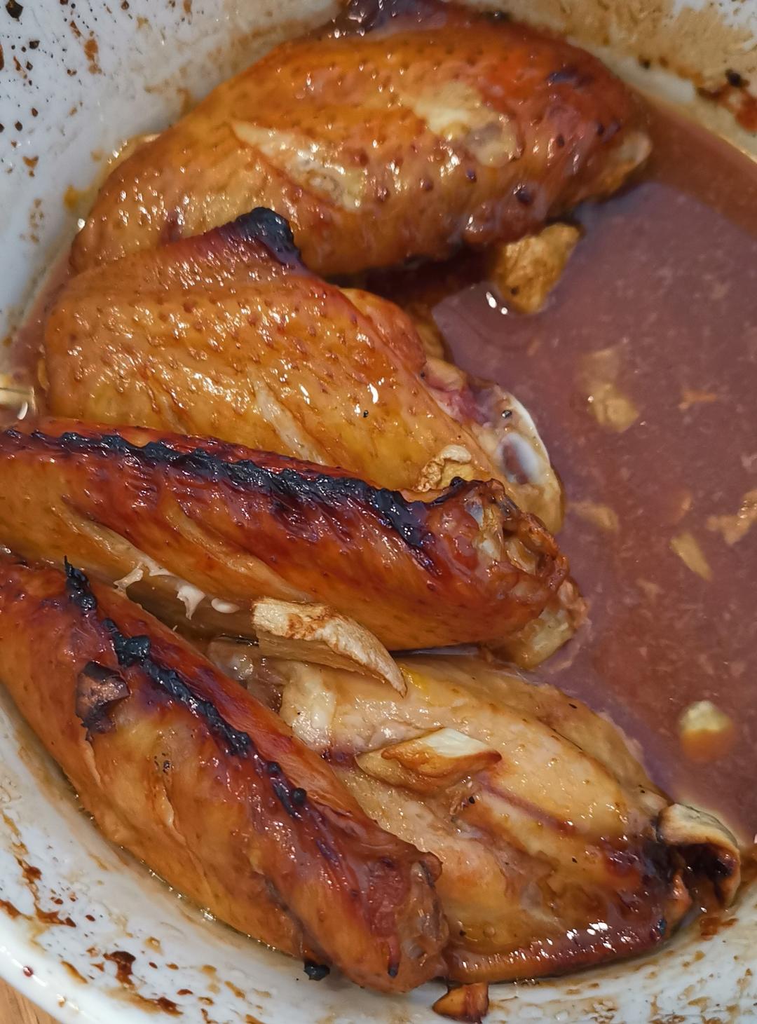 🔥低卡无油❗️清新不腻的橙香鸡翅