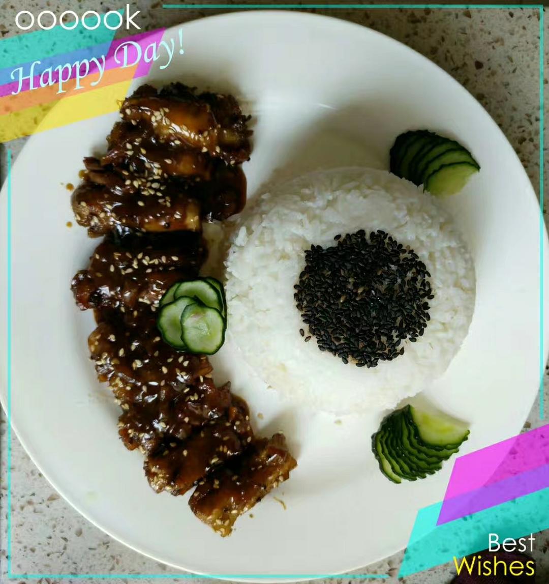 照烧鸡腿饭的做法