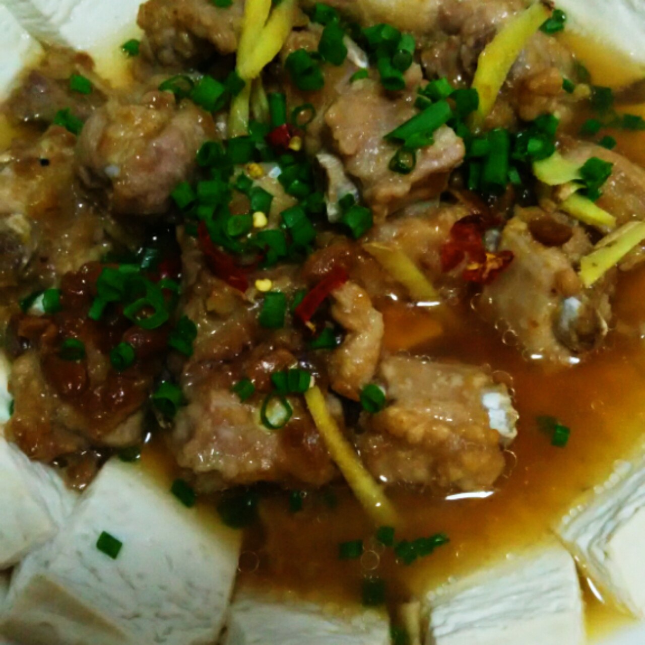 排骨蒸豆腐