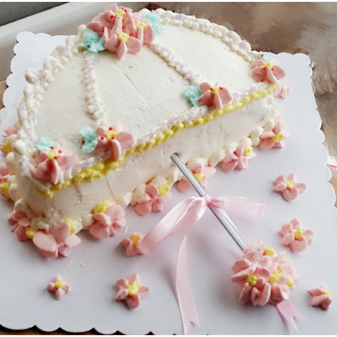 御儿11-29做的小雨伞蛋糕