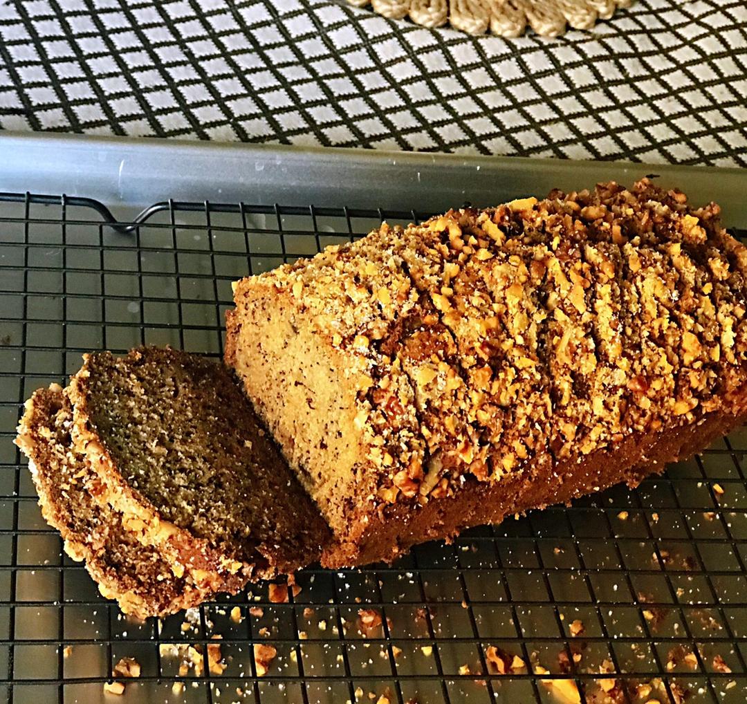 香蕉核桃磅蛋糕 Banana & Walnut Pound Cake