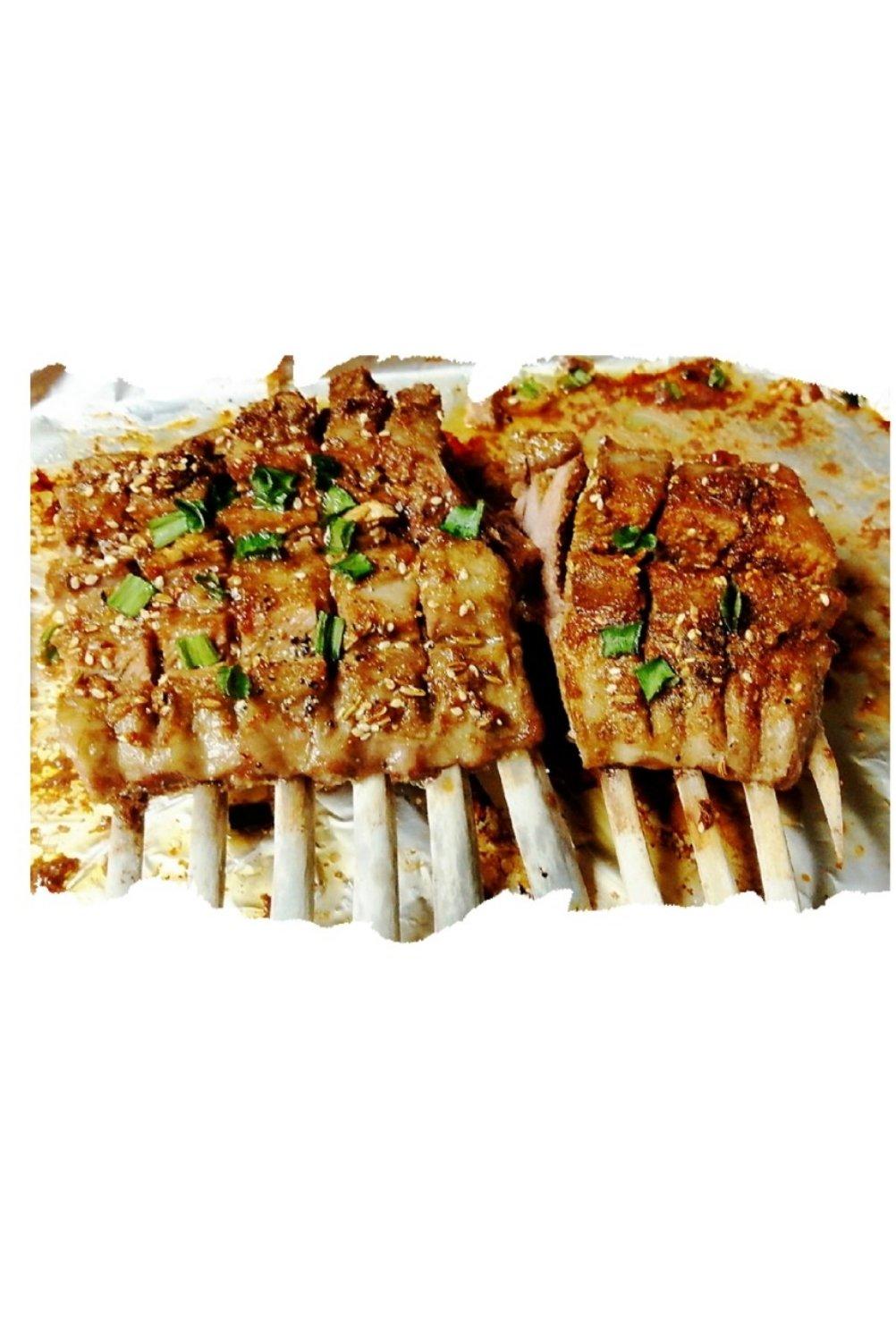 地道蒙餐：烤羊排(家用烤箱版)