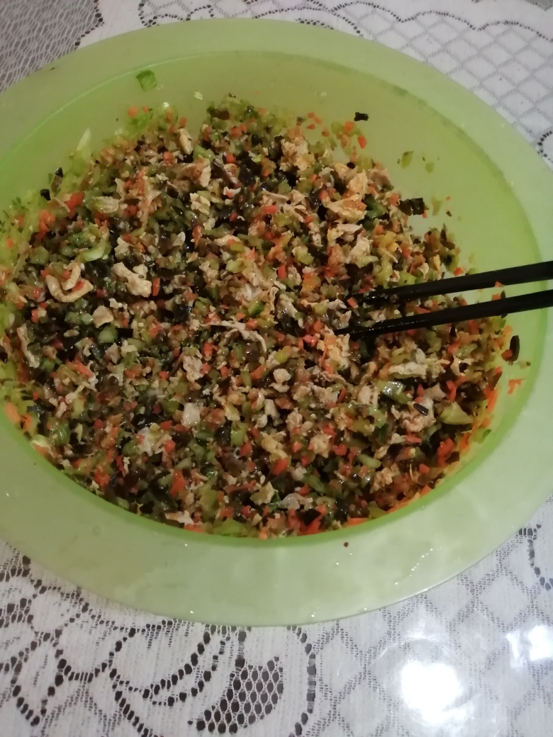 素菜饺子的做法 步骤3