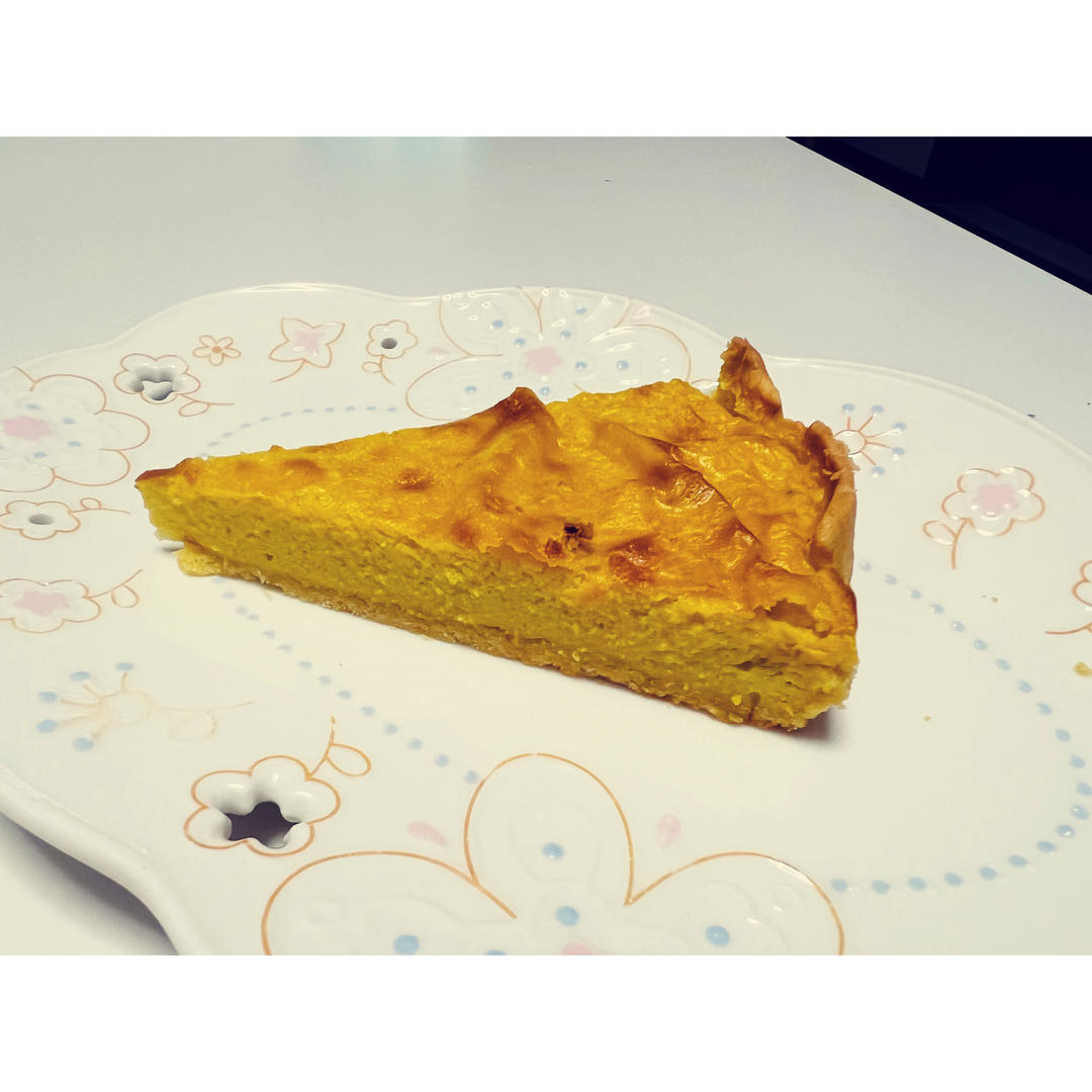 秋季时令小甜品——奶香南瓜派