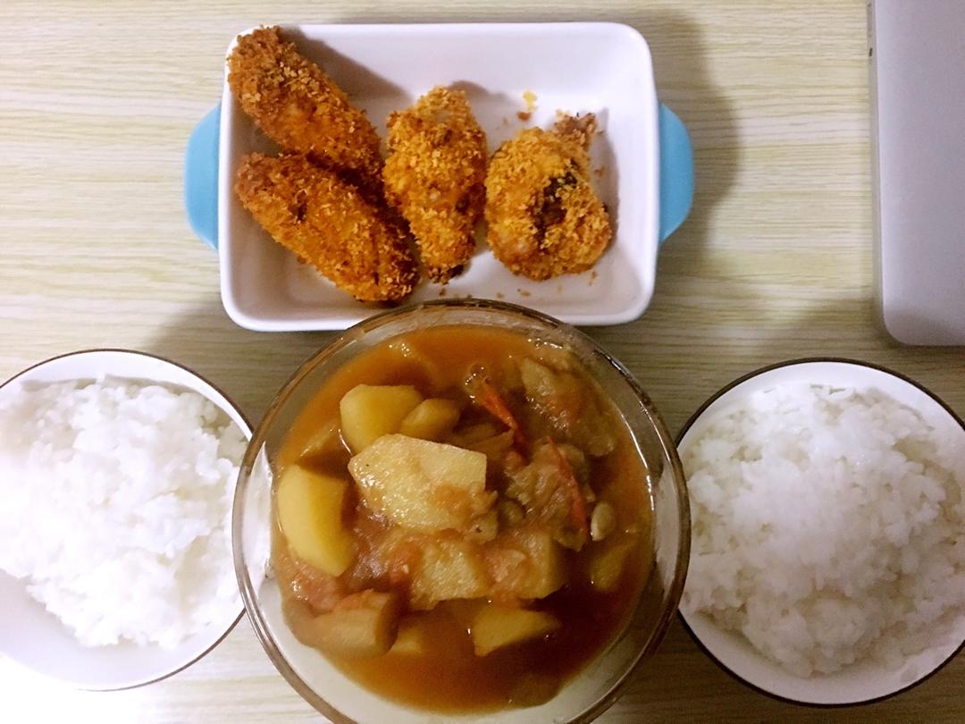 烤鸡翅（面包糠版）