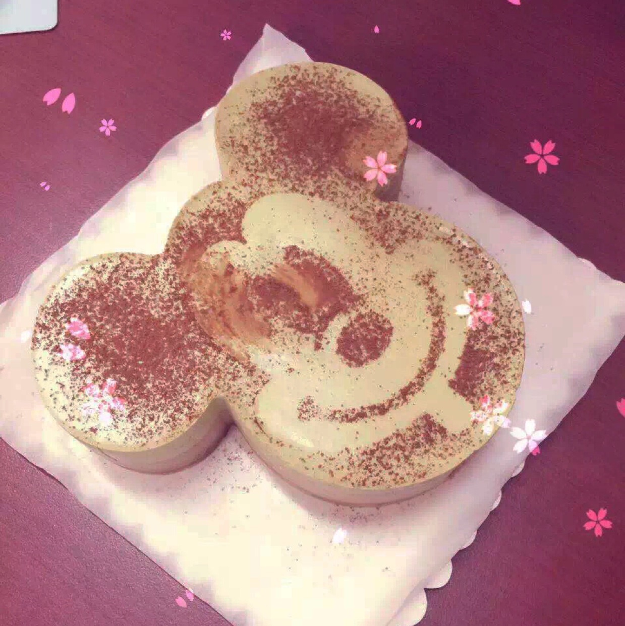 巧克力抹茶慕斯蛋糕