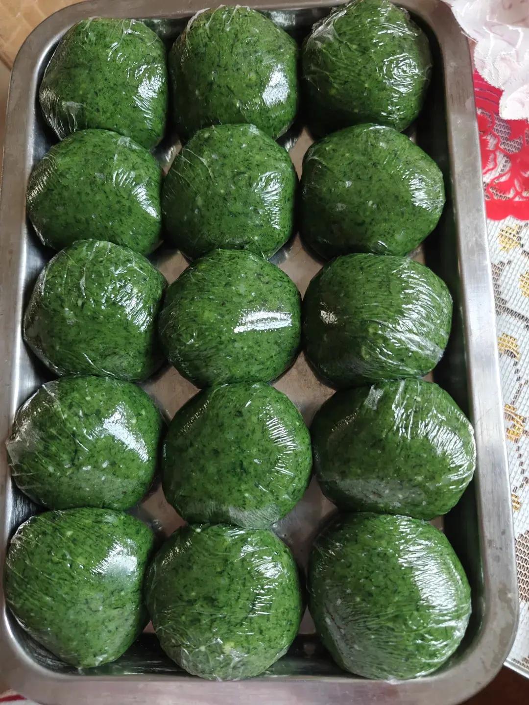 自制青团