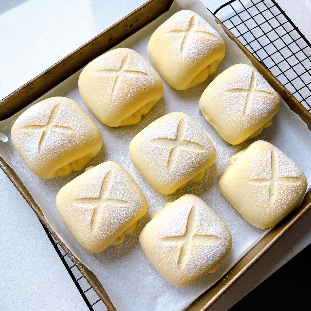 纯奶手撕吐司的做法 步骤1