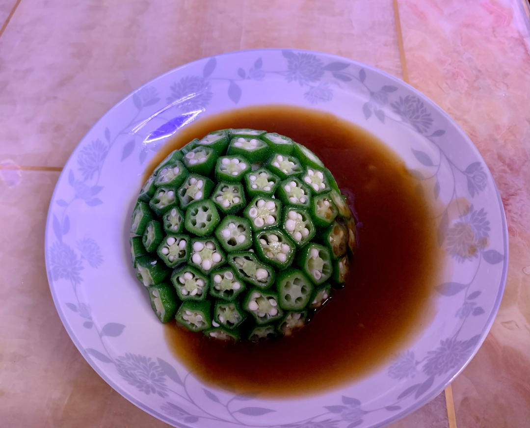 人见人爱的秋葵土豆泥