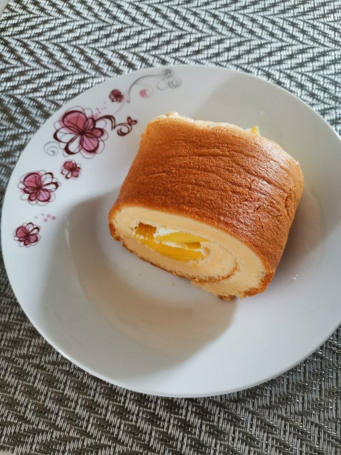 胖乎乎奶油芒果卷/不开裂不掉皮全过程详细图解烘焙视频/蛋糕篇6：「厚卷」