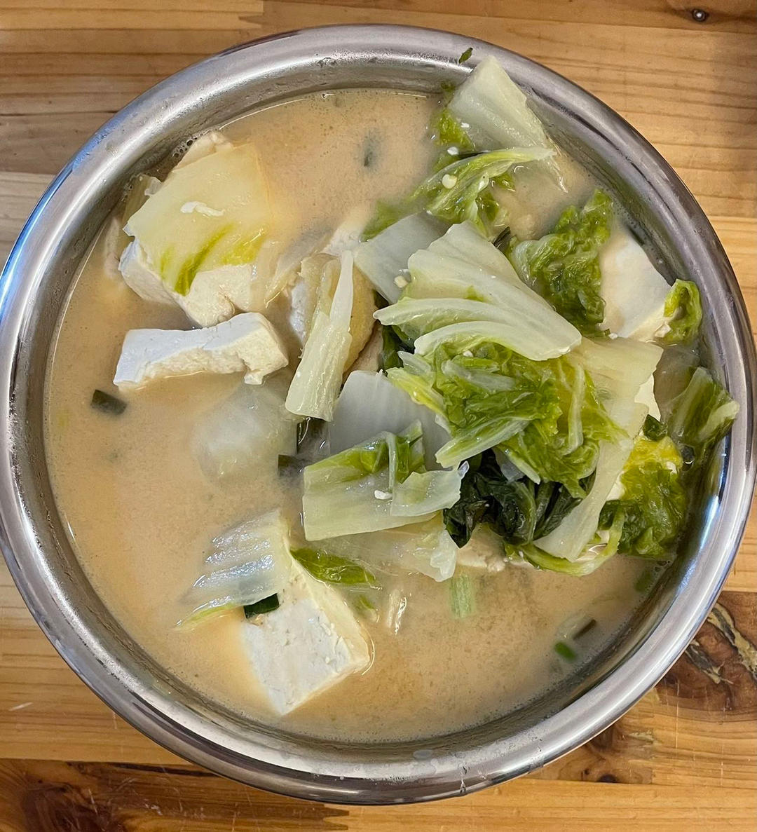 老豆腐炖白菜