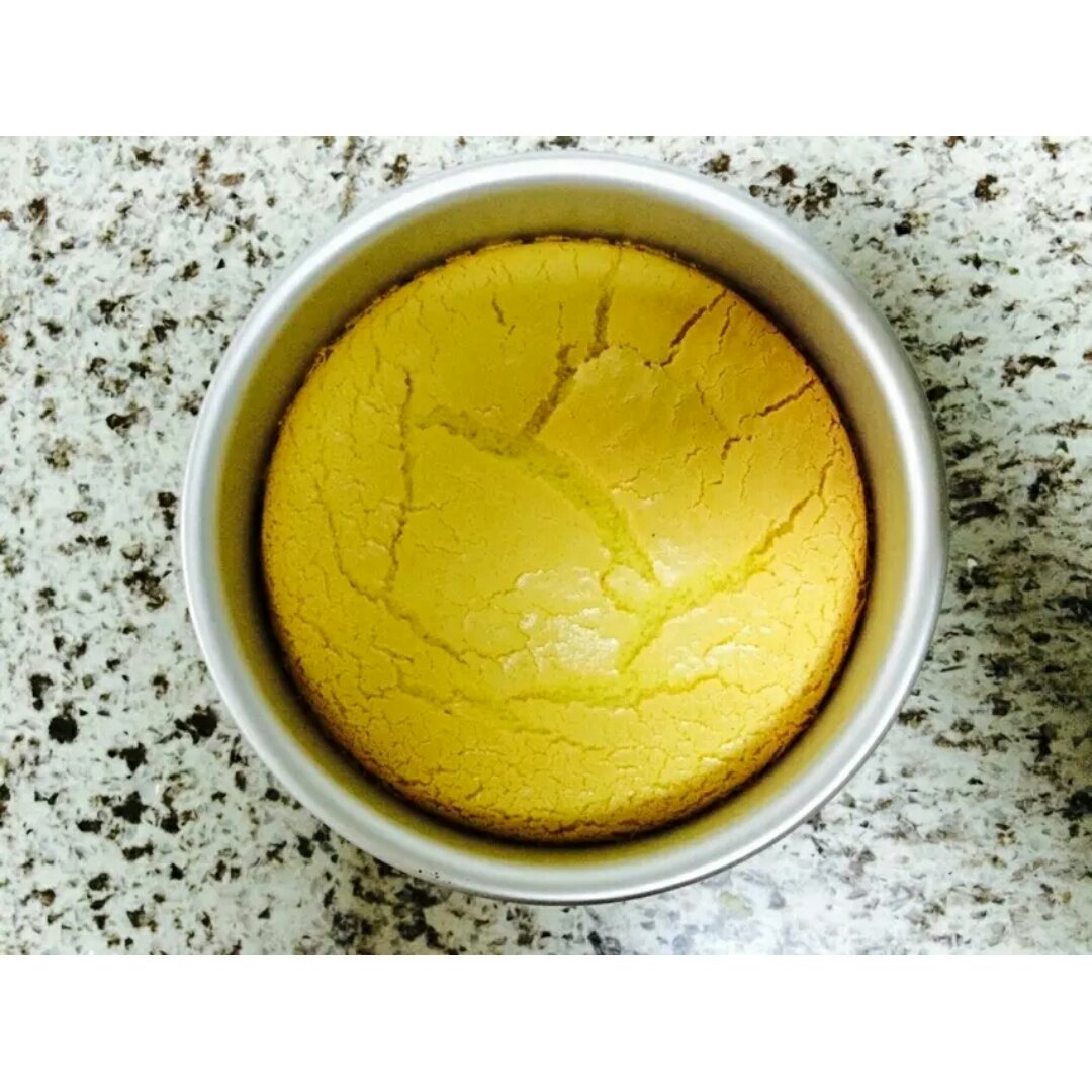 6寸原味戚风蛋糕