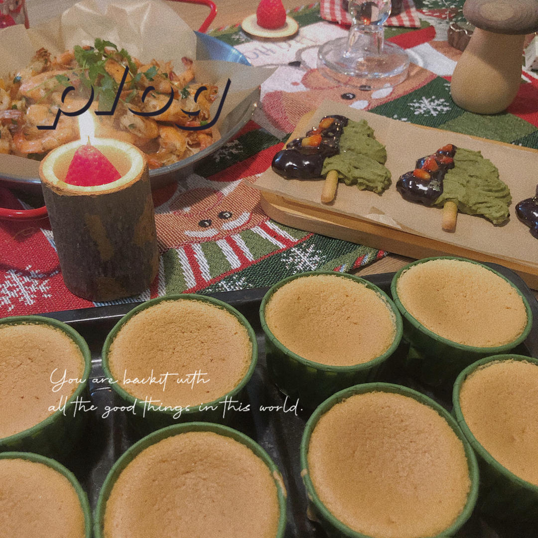 戚风小纸杯蛋糕