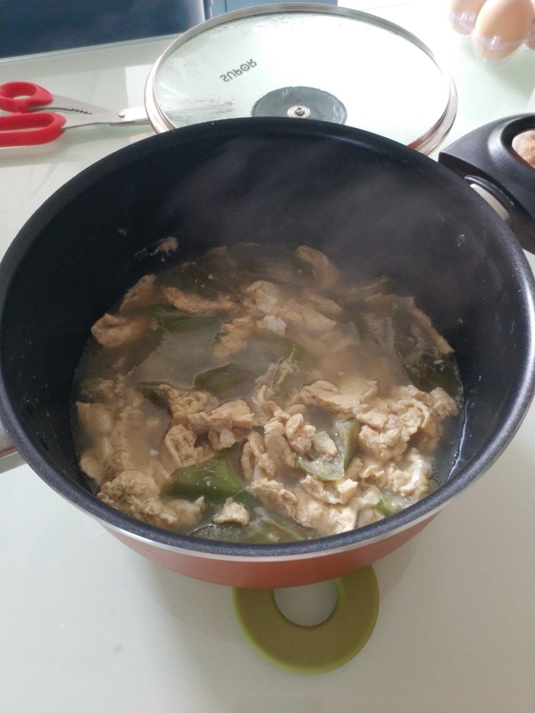 不一样的丝瓜蛋汤
