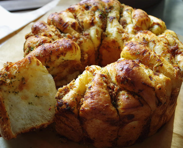 肉松海苔手撕面包 直接法的做法