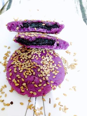 紫薯糯米饼（夹心黑芝麻核桃酱或香蕉）南瓜糯米饼的做法 步骤12