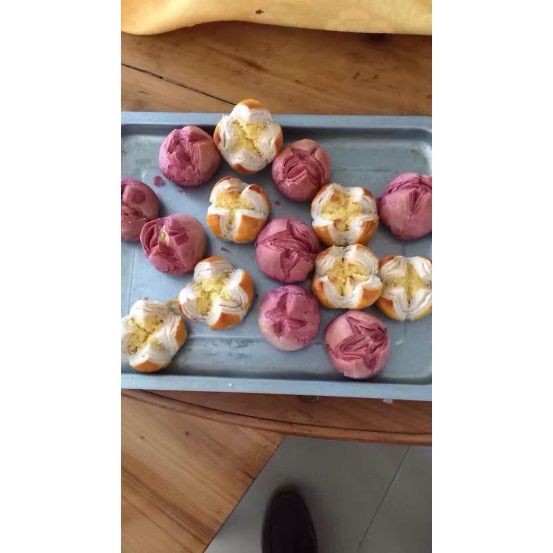 花开富贵之四种口味的椰蓉开口酥