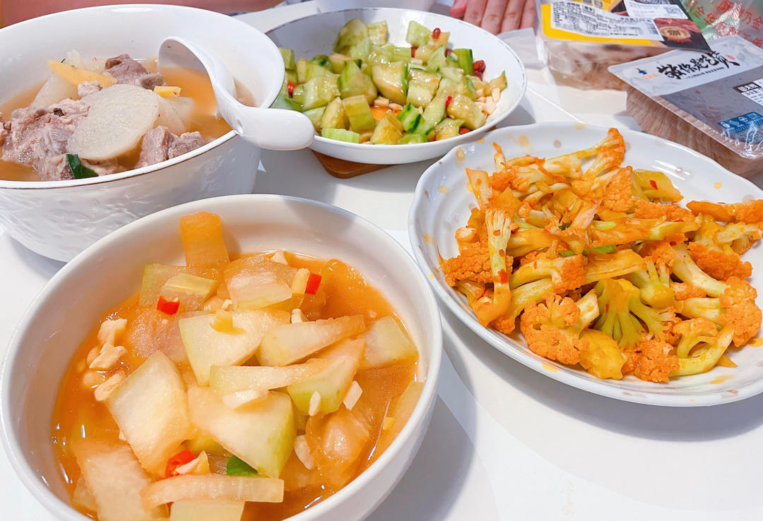 和饭店一个味道的干锅花菜