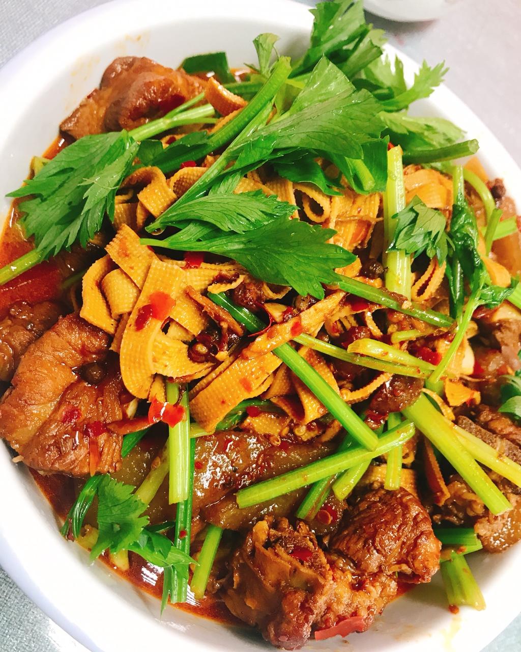 豆皮排骨火锅烧