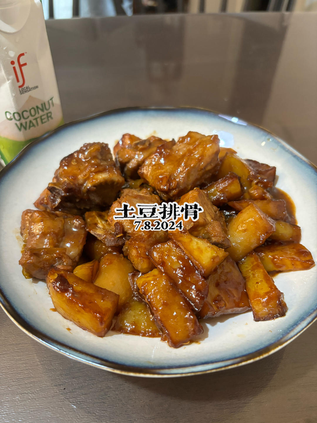 土豆炖排骨