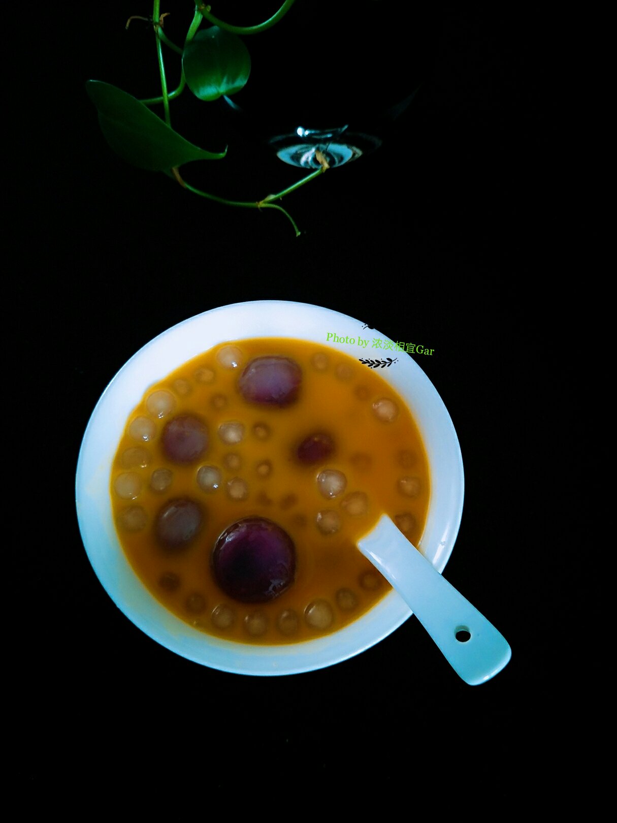 紫薯汤圆+南瓜西米露
