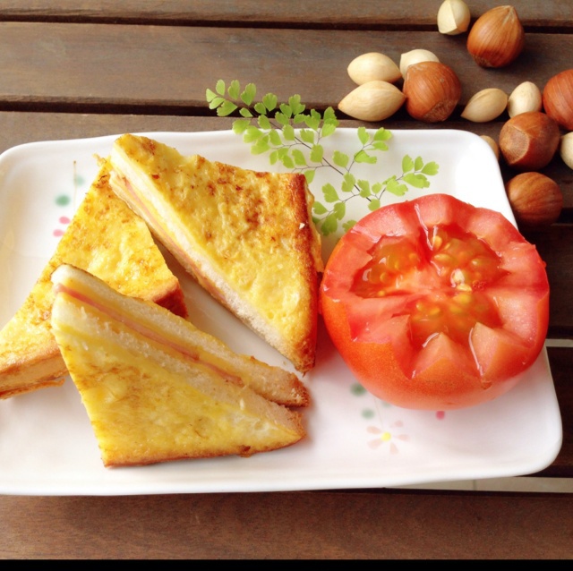 港式小食火腿西多士