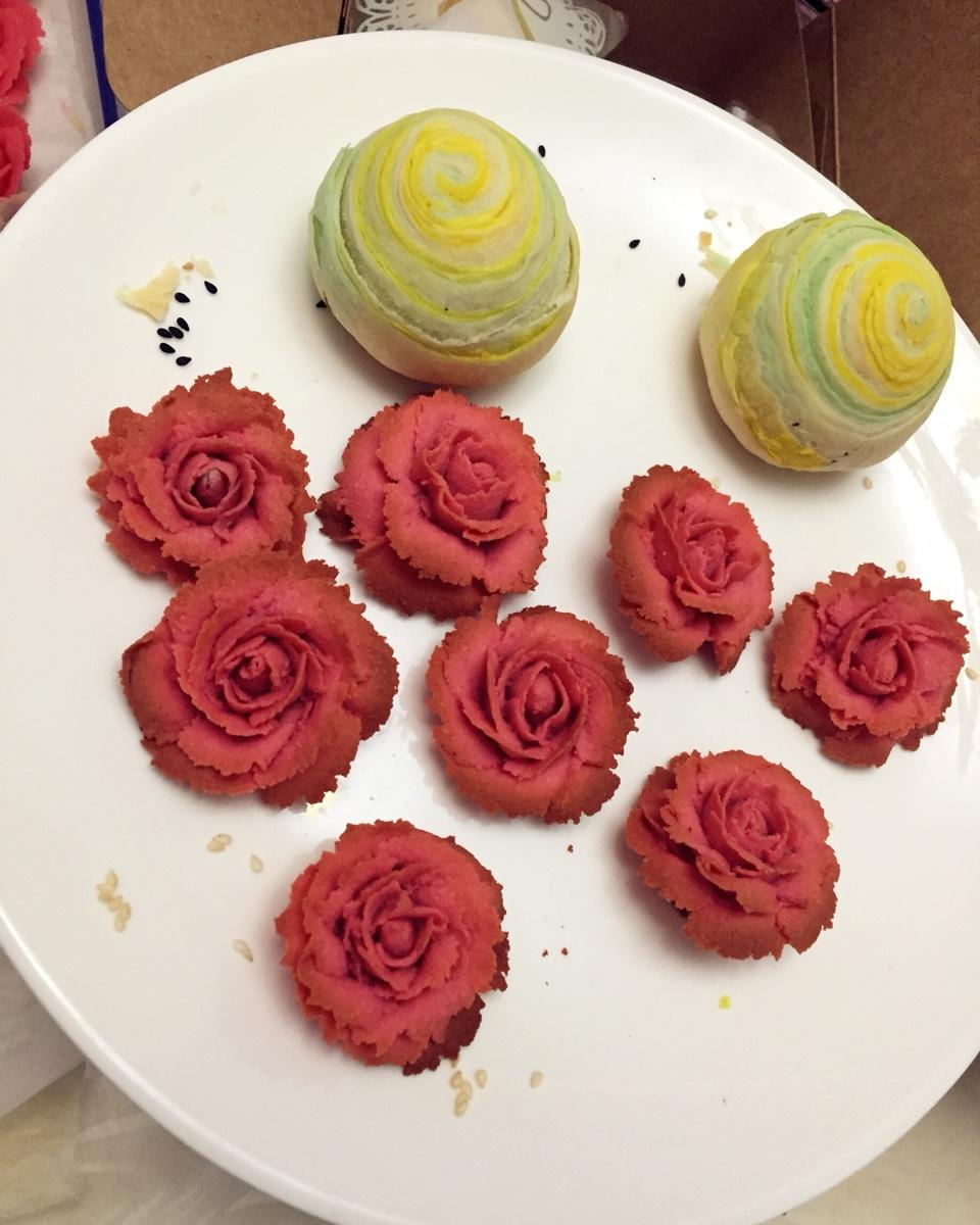 韩式豆沙裱花饼干