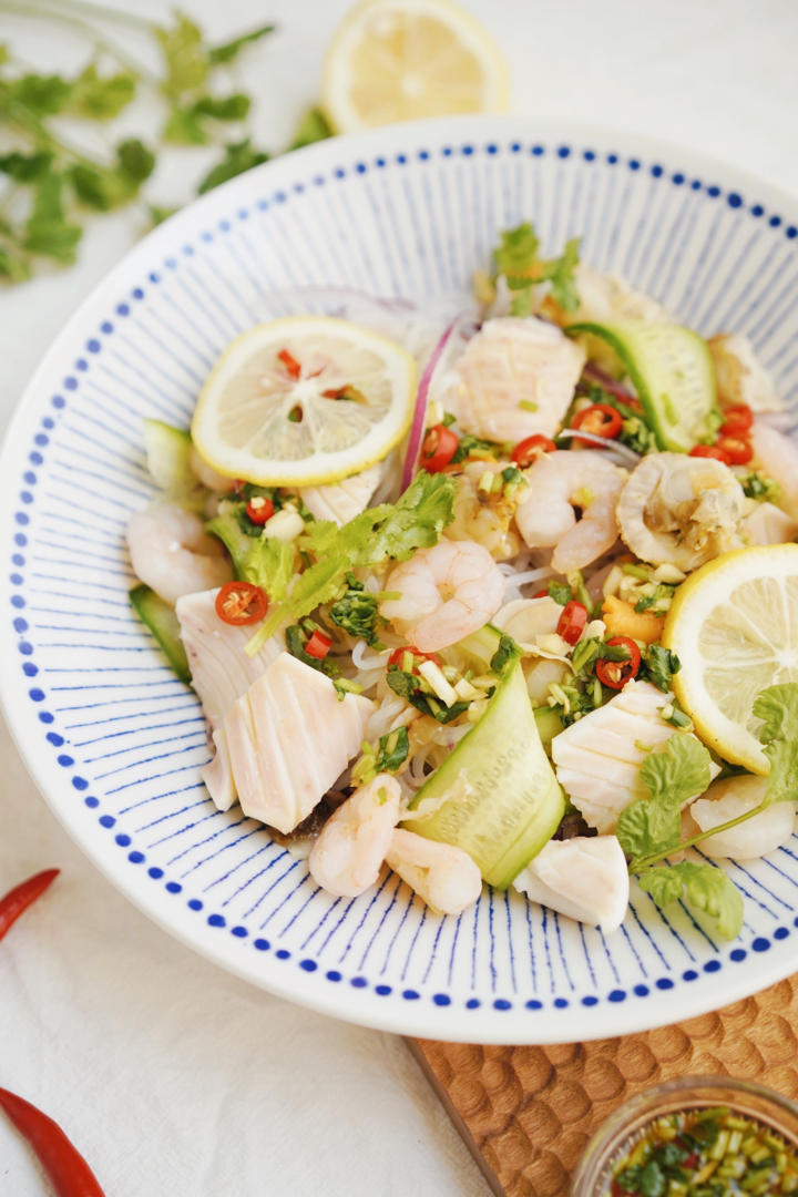 低卡泰式海鲜沙拉