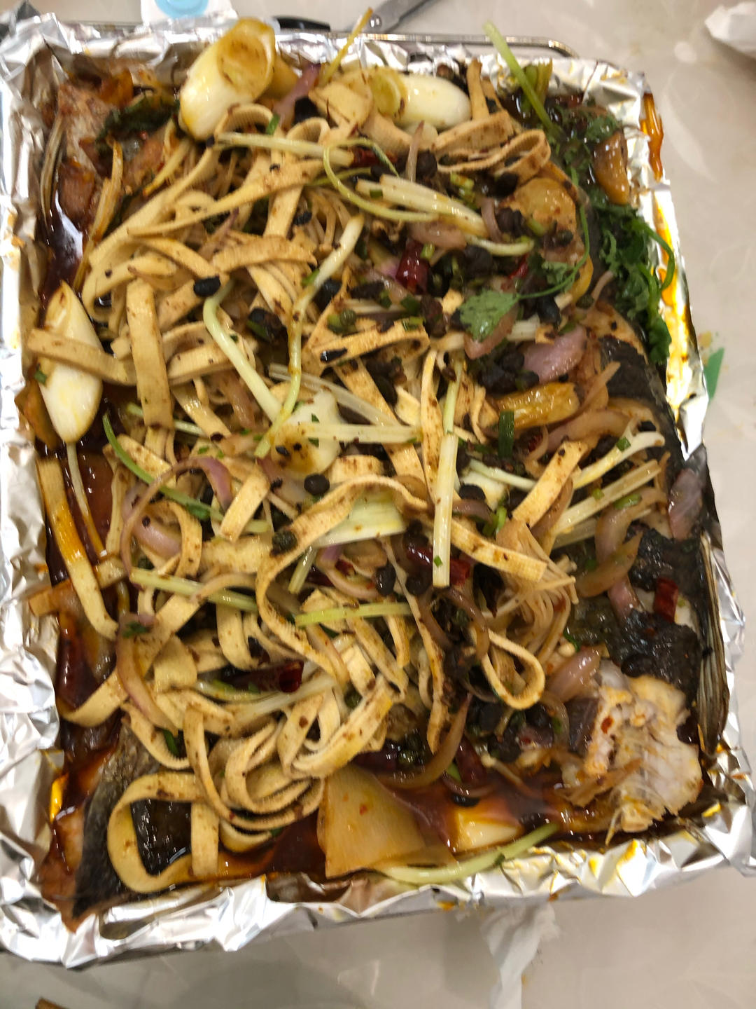 重庆烤鱼(烤箱版)爆好吃，爆简单