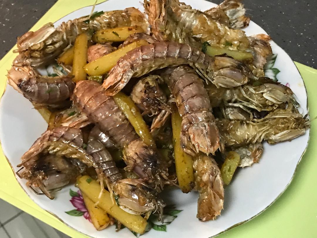 椒盐皮皮虾