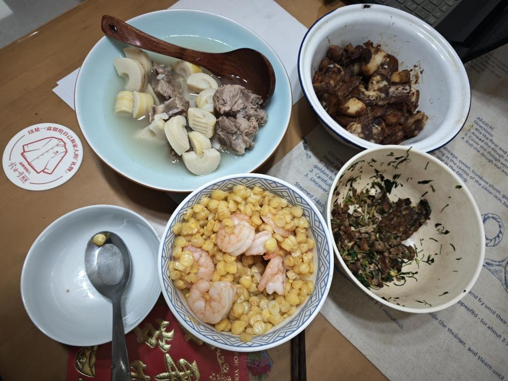玉米虾仁