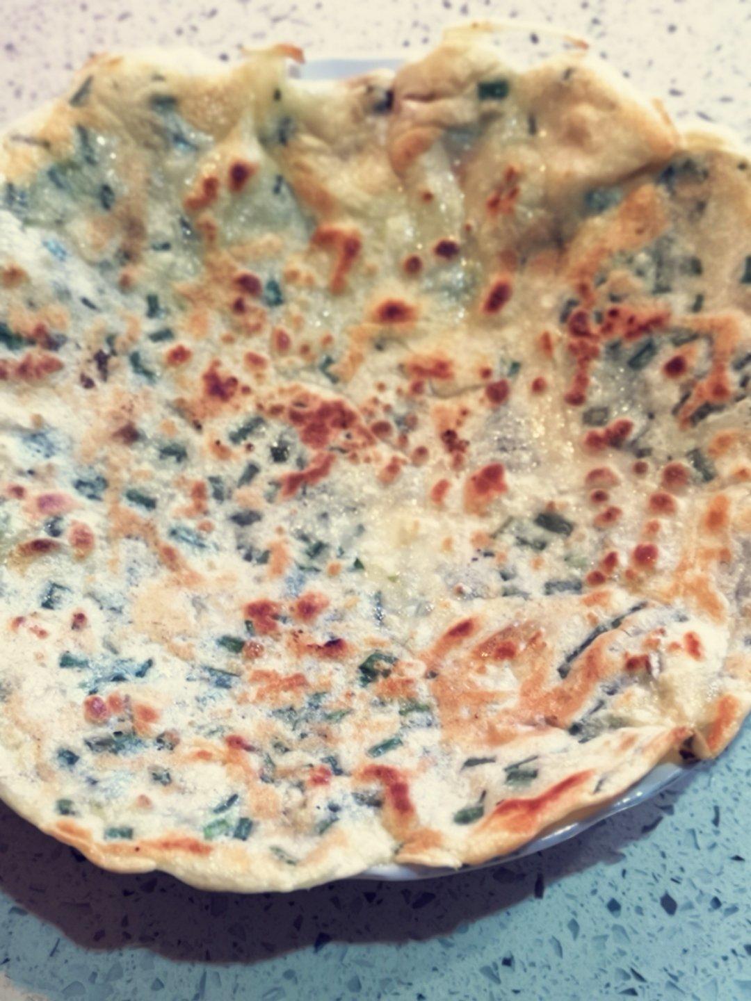 二妈咪 鸡蛋葱油饼 （家常做法）