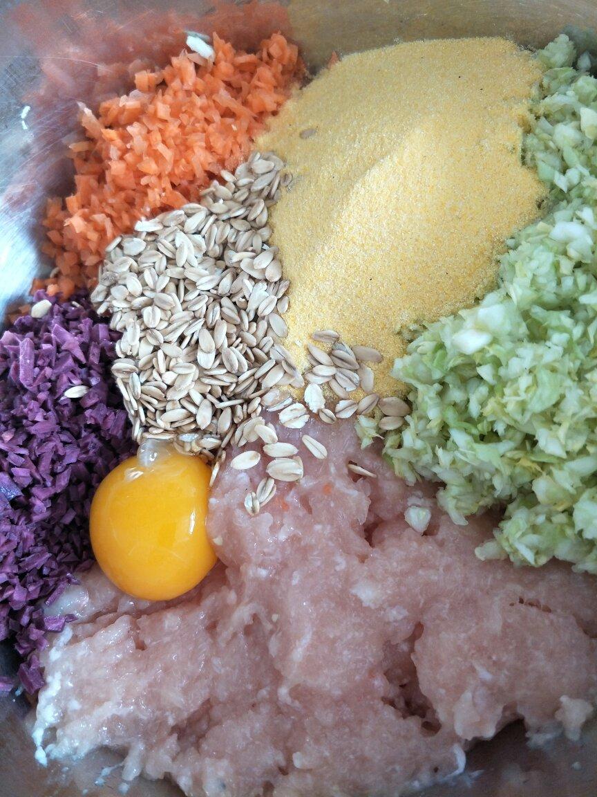 【挑食狗狗福音】自制狗粮超简单狗狗窝窝头