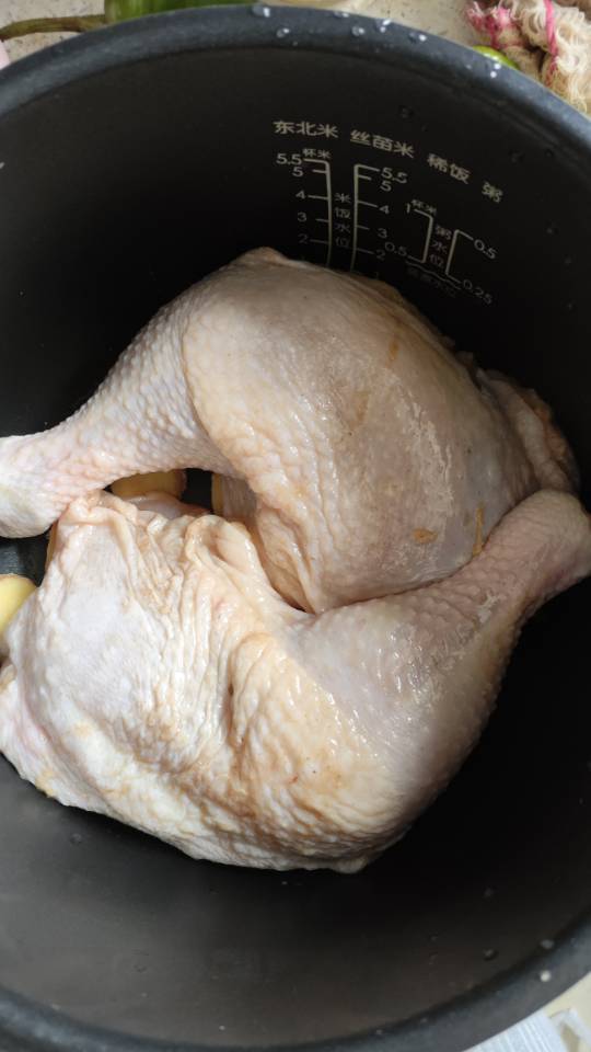 电饭煲盐焗鸡（大鸡腿）
