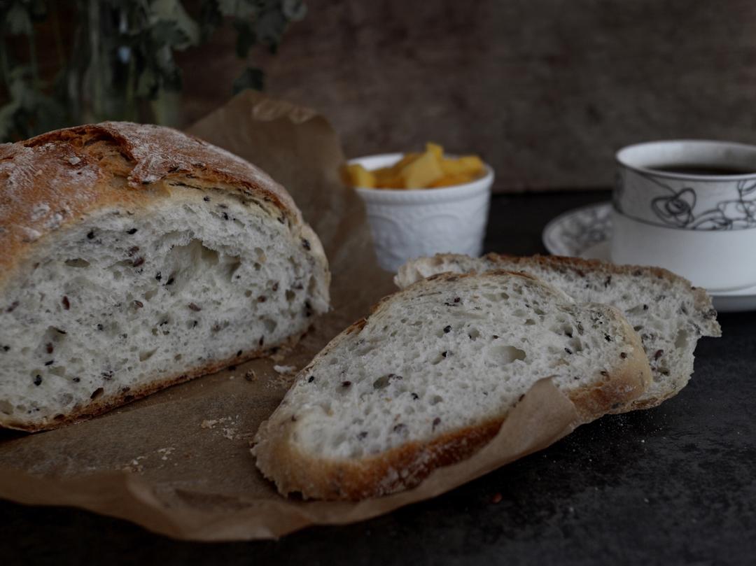 【Ken Forkish】天然酵种轻全麦核桃欧包