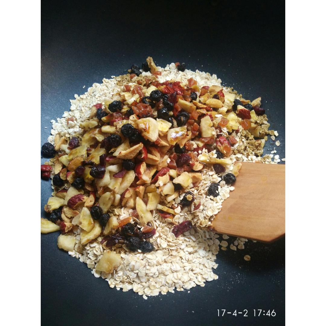 炒的格兰诺拉麦片-少油少糖