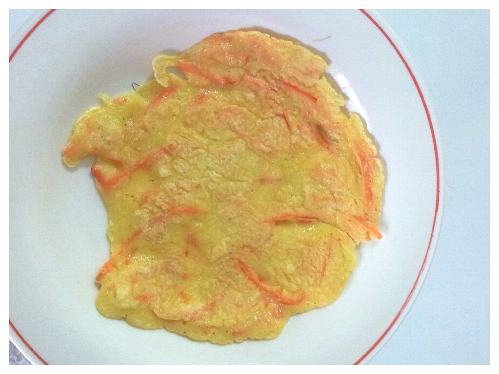 胡萝卜鸡蛋饼