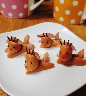 圣诞装饰❗驯鹿小香肠的做法 步骤16